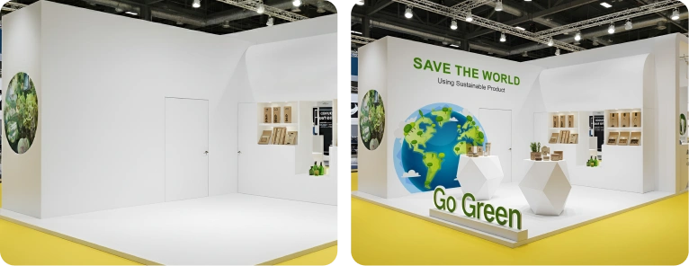 Exhibition Booth Wall – Plaster